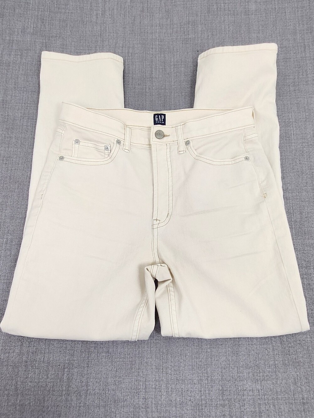 GAP High-Rise Cigarette Straight Leg Stretch Jeans/ Pants. 4 - Picture 2 of 11
